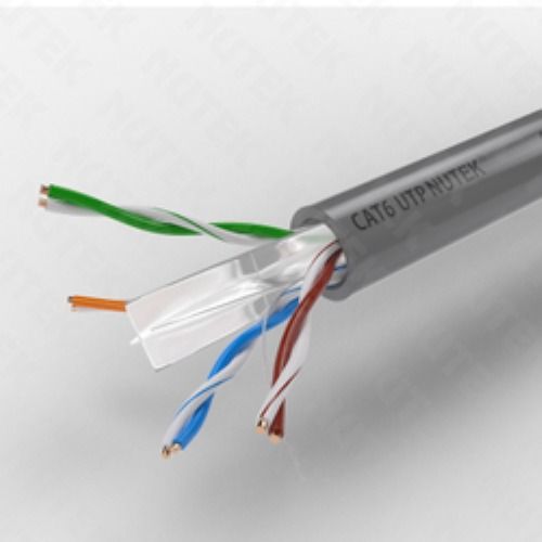 Fire Retardent PVC CAT 6 Lan Cable With Special Grade Polyethylene