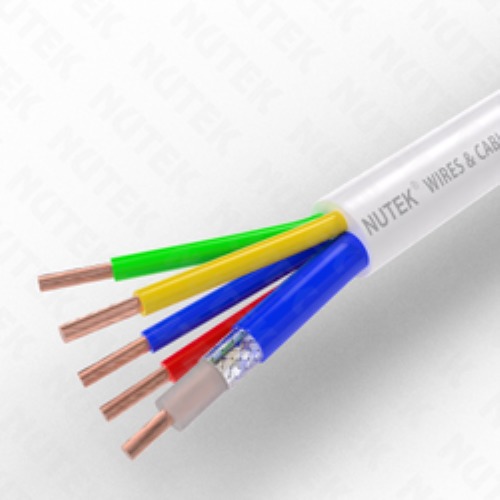 फ्लेक्सिबल अनस्क्रीन कंडक्टर पीवीसी आउटर शीथ सीसीटीवी वायर और केबल आवेदन: निर्माण