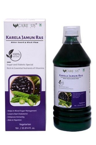 Herbal Dietetic Care Bitter Gourd And Black Plum Karela Jamun Ras Juice 1 Liter Pack