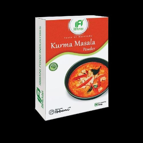High Quality Rich Natural Taste Dried Kurma Masala with Pack Size 100gm