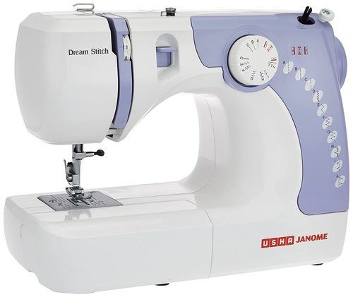 Electric Janome Dream Twin Needle Capacity Sewing Machine With 550Spm Sewing Speed And Dimension 14.5*8*11