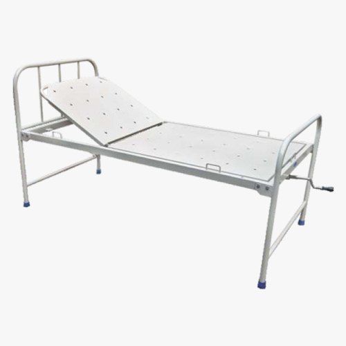 Mild Steel Made Foldable Type Manual Hospital Semi Fowler Bed