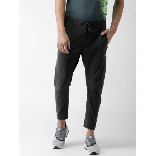 Plain Design Regular Fit Cotton Track Pants For Men