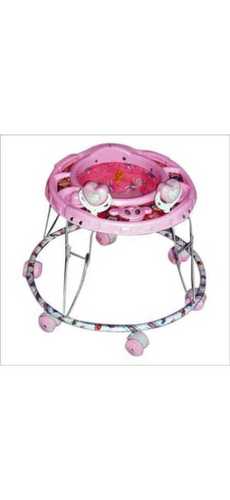 Round Shape Pink Color Child Walker