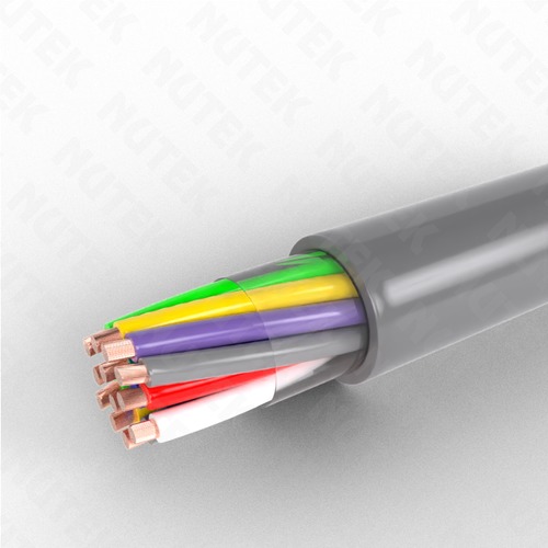 Tinned Copper Multi-Core Instrumentation Cable - Premium Grade, Black Color, Aluminum Foil Shielding