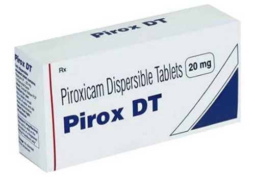 20 Mg Piroxicam Dispersible Tablets Pirox Dt General Medicines