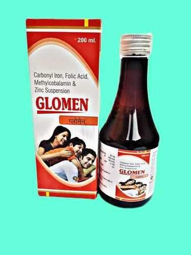 Glomen Syrup For Iron And Anemia Deficiency 200 Ml Generic Drugs