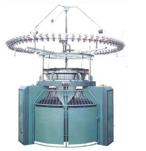 Blue Heavy Duty Industrial Circular Knitting Machine