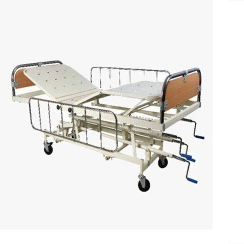 Mild Steel Made With Crc Sheet And Ss Panel Hospital Manual Icu Bed