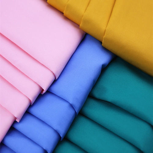 Waterproof Plain Cotton Poplin Dyed Shirting Fabric For Shirts With Thickness 100-150Gsm & Width 58-60Inch