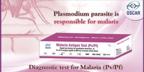 Safe To Use Portable Disposable Blood Sample Qualitative And Differential Detection Malaria Antigen Pv/Pf Rapid Test Kit