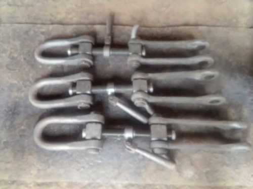 वैगनों और कोचों के लिए ग्रे स्क्रू कपलिंग