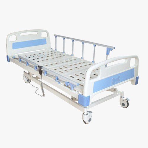 Blue And White With Load Capacity 200 Kg. Icu 3 Function Mild Steel Electric Hospital Bed