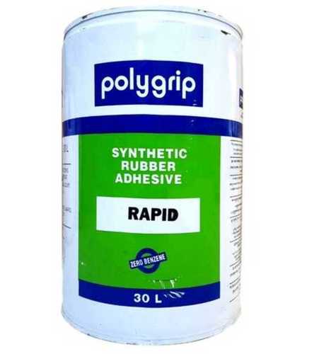 White 30 Litre Polygrip Rapid Synthetic Rubber Adhesive