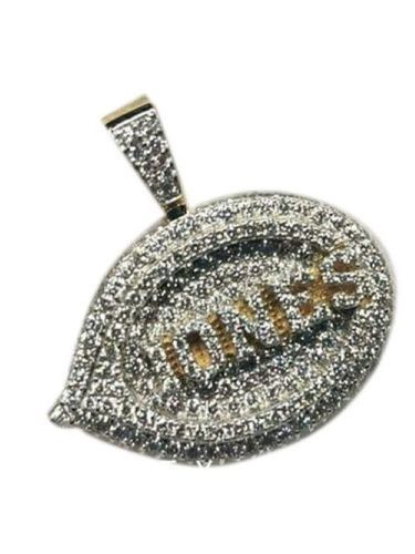 Hip Hop Natural Diamond Pendant With 0.70mm Size And 0.80 Carat Material