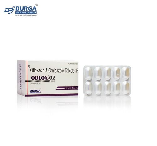 Tablets Odlox-Od Ofloxacin 200 Mg Ornidazole 500 Mg