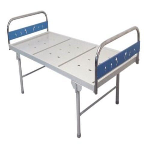 Powder Coated Mild Steel 6 To 7 Feet Length Simple Cum Plain Hospital Bed 