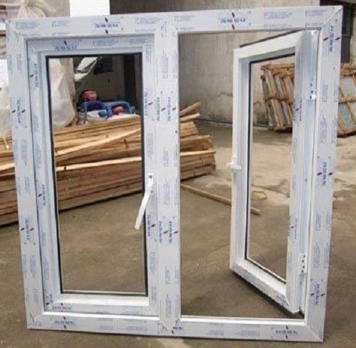 White Rectangular Shape Upvc Window Frames