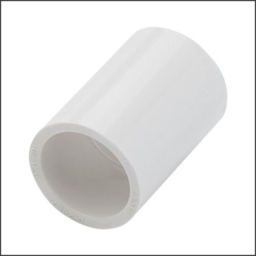 Round 1 Inch White Astm D2467 Plastic Upvc Plumbing Pipe Coupler