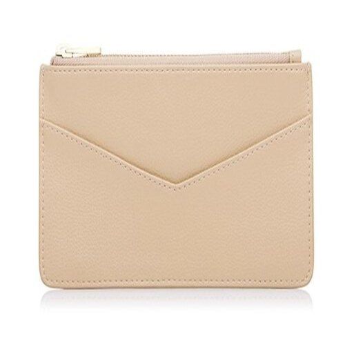 2 Compartments Grain Texture Pattern Regular Occasion Use Ladies Leather Clutch Bag