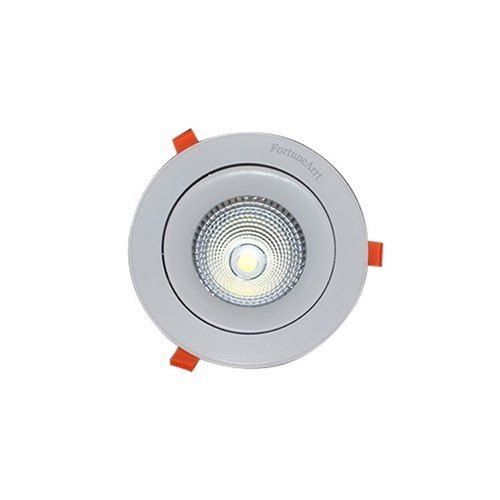 White 35 W Led Cob Fitting Light In 100 - 277 Vac And 32 Degree Beam Angle Used In Commercial