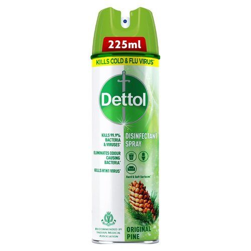 Anti-bacterial Dettol Disinfectant Spray 225 ml, Kill Cold and Flu Virus