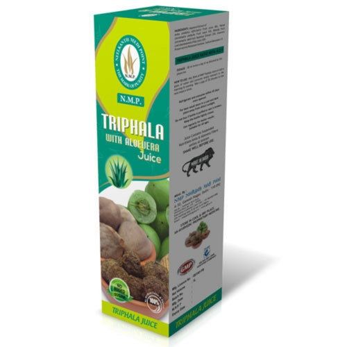 Ayurvedic Antioxidant Laxative Amla Baheda And Harada Triphala Juice With Aloe Vera 500 Ml Pack Age Group: For Adults