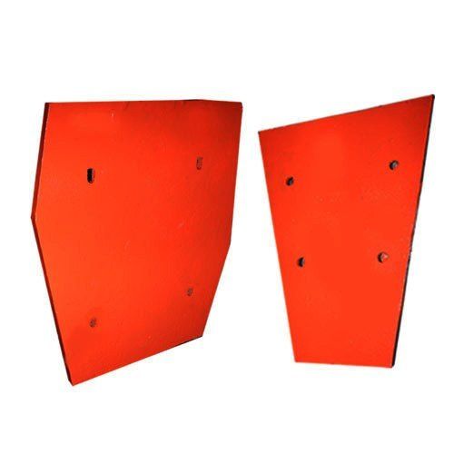 Red Powder Coated Manganese Steel Crusher Side Plate