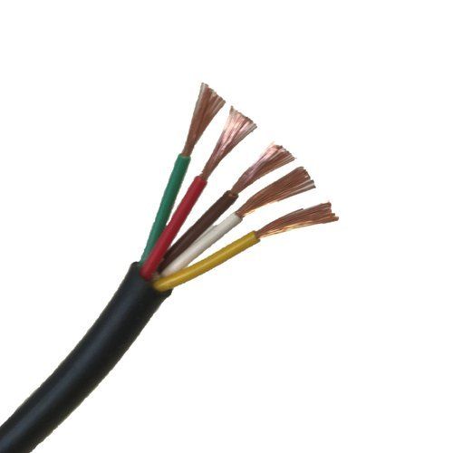 Three Phase 5 Core Pvc Copper Flexible Multicore Cable In Defect Free Insulation Application: Construction