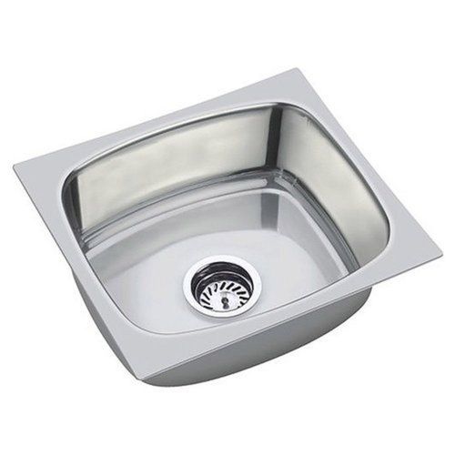 One Piece 16X18X18 Inch Single Bowl Rectangular Stainless Steel Kitchen Deep Sinks