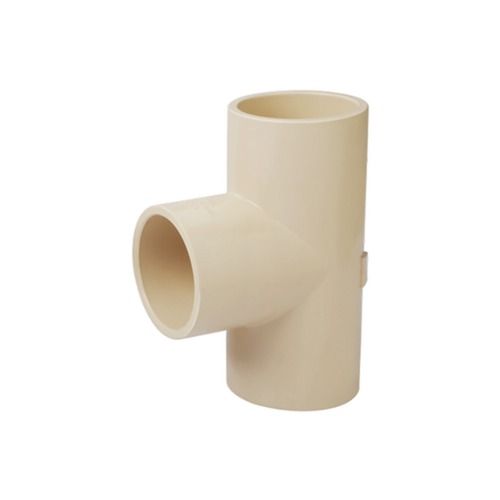 White 3/4 Inch Plastic Equal Non Toxic Cpvc Plumbing Pipe Tee