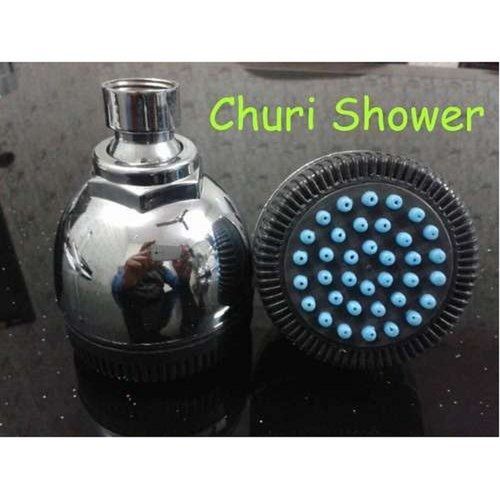 Churi Adjustable Pressure Wall Mount Abs Plastic Round Bathroom Shower Head Size: As Per Availability Or Order