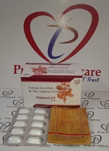 Ferrous Ascorbate Folic Acid And Zinc Tablet