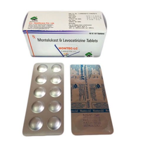 MONTEC-LC Montelukast And Levocetirizine Tablets