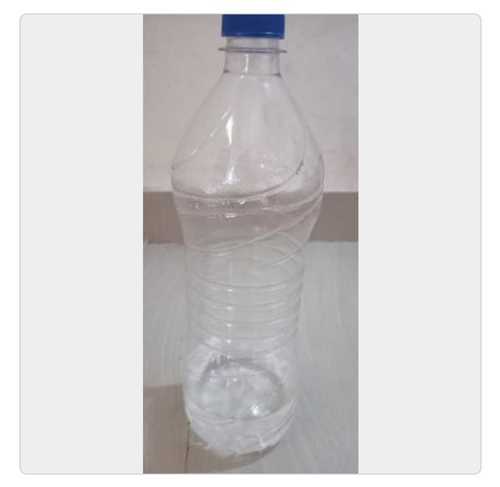 One Litre Capacity Transparent Plastic Water Bottle 