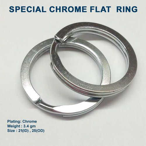 Standard Design Mild Steel Special Chrome Flat Split Ring