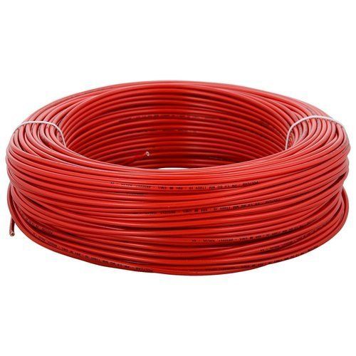 1100 V PVC Copper Conductor Red Polycab House Wire In Low Voltage