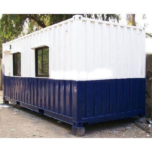 12 X 10 X 8.6 Feet Eco Friendly White Blue Prefabricated Color Coated Portable Cabin Use: House