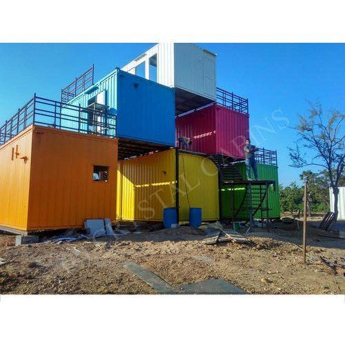 30 X 10 X 8.6 Feet Prefabricated Built Eco Friendly Color Coated Multicolor Mild Steel Portable Building Cabin Use: Workshop