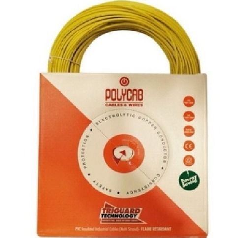 90 Meter Copper PVC Insulated Polycab House Wires In 0.5Sqmm Wire Size And Box Packaging 