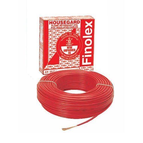 90m Length 50 Hz Armoured Red PVC Finolex Cable In Electrical Industry