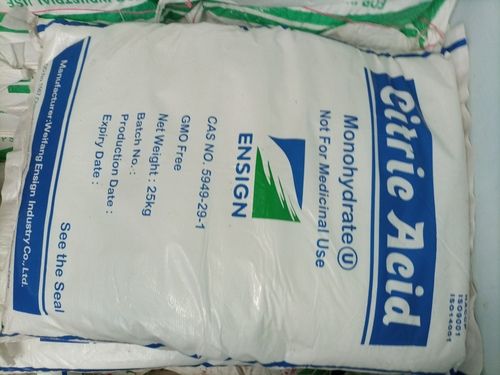 Anhydrous Citric Acid Application: Industrial