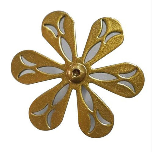 Floral Design Iron Door Handle (5 Inch) Application: Homes