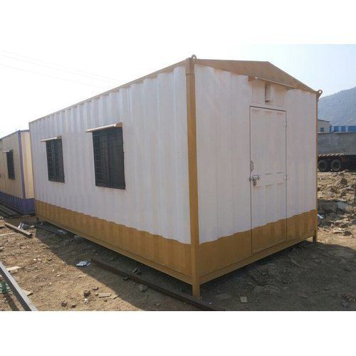 Galvanized Iron Made Color Coated Prefabricated Built Rectangular Industrial Portable Cabin