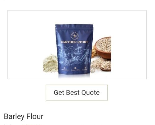 Rich In Fiber and 100% Pure Barley Flour