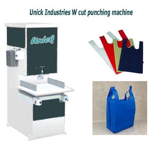 3 Phase Semi Automatic Non Woven W Cut Punching Machine