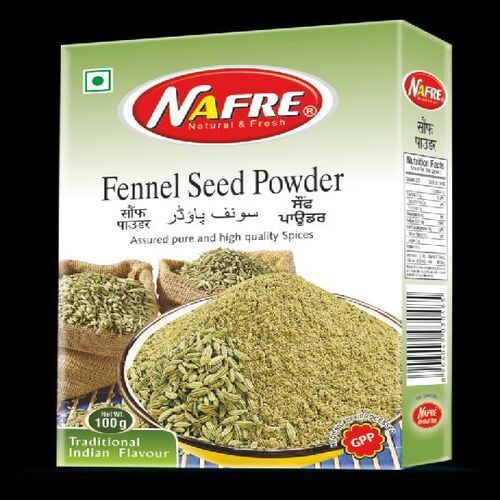 Fine Natural Healthy Good Taste Dried Fennel Powder with Pack Size 100g