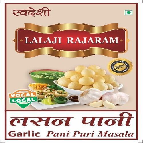 FSSAI Certified Brown Garlic Pani Puri Masala Powder