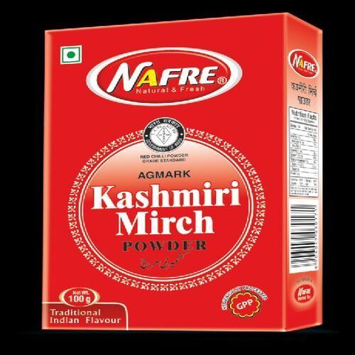 Hot Spicy Natural Taste Dried Red Kashmiri Chilli Powder Grade: Food Grade