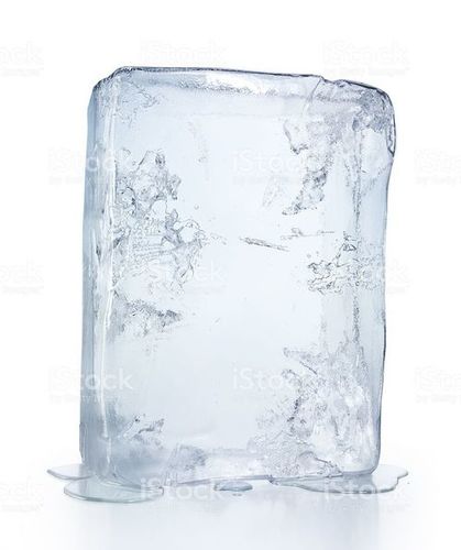 White Solid Dry Ice Blocks Ice Cubes